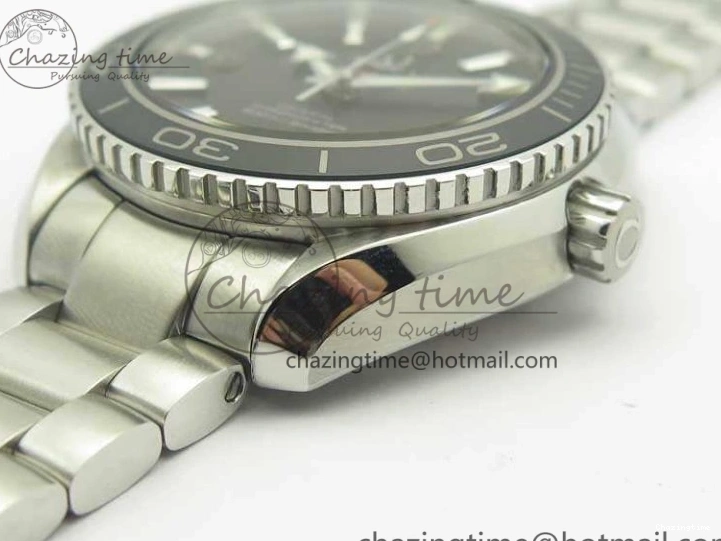 0718 Durable Planet Ocean Professional Ceramic Bezel 42mm 1:1 MK Best Edition Silver Markers On SS Bracelet A 8085